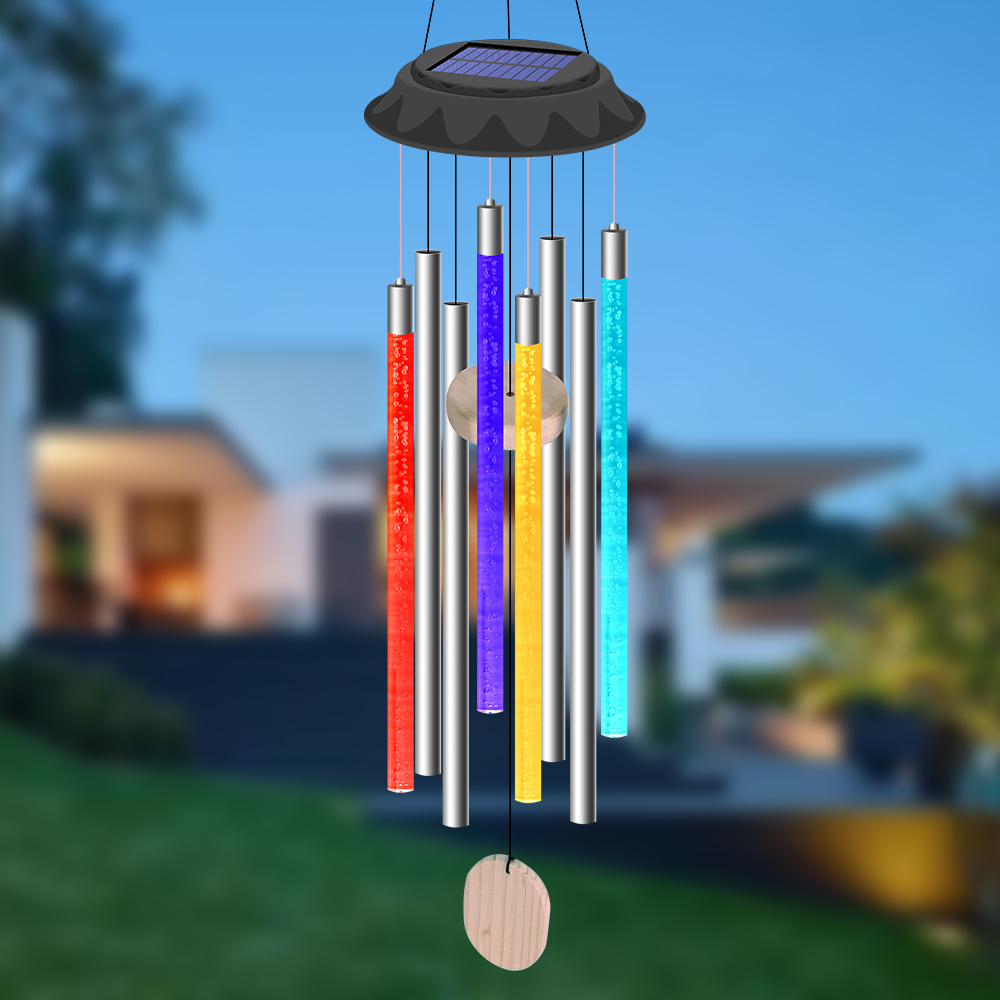 Wind Chime Tubular - Güneş Led rüzgar çan ışık çeşitli