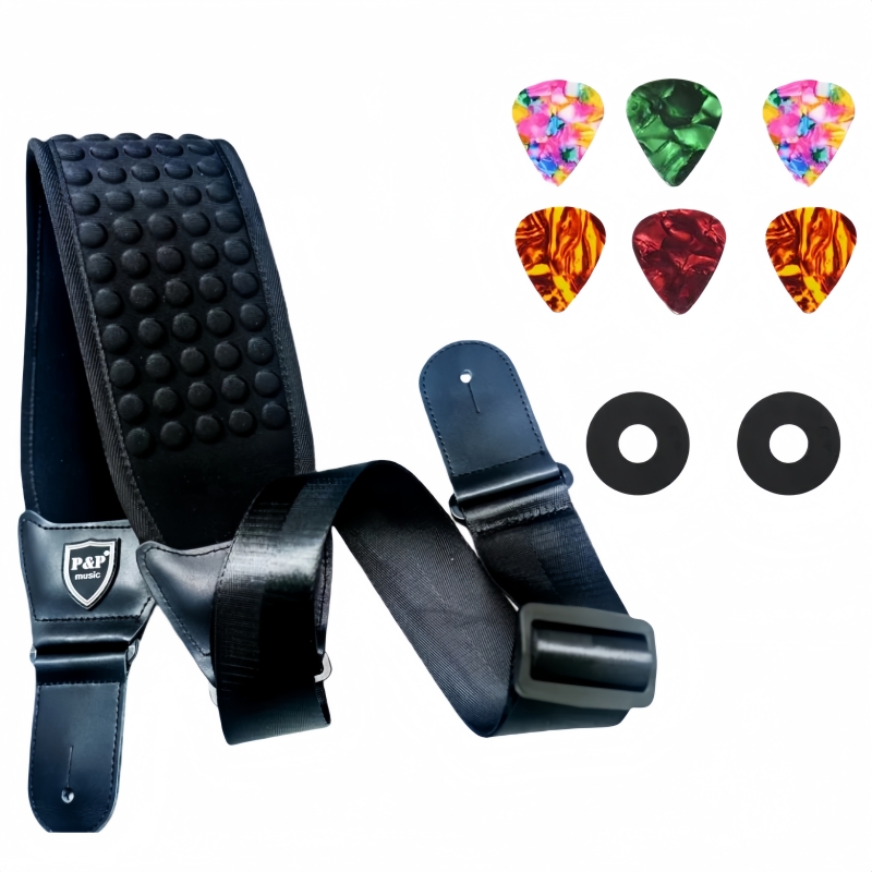 Musical Instrument Band - P&P Rahat 3D Sünger Gitar Askı