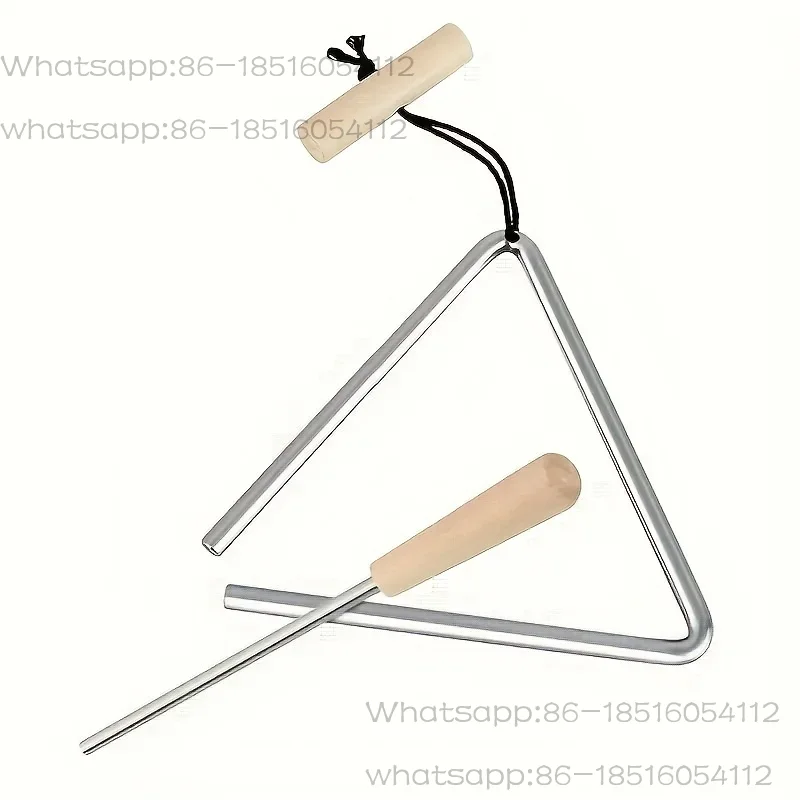 Triangle Beater Music - 1 adet Profesyonel Üçgen Enstrüman Seti,