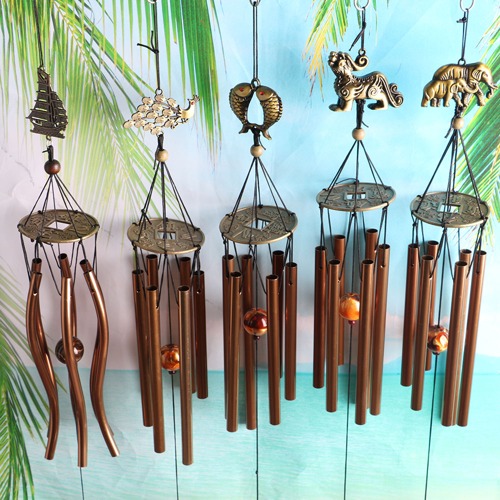 Wind Chime Tubular - 6 tüp bakır rüzgar çanları Metal