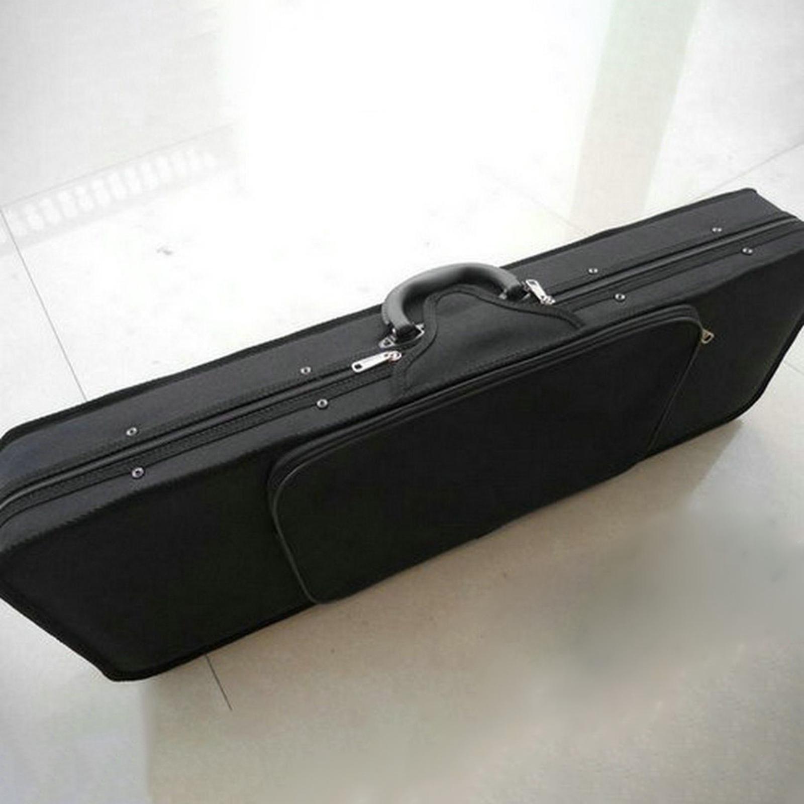 Musical Instrument Cello - Profesyonel Dikdörtgen Keman Kutusu 4/4 Tam