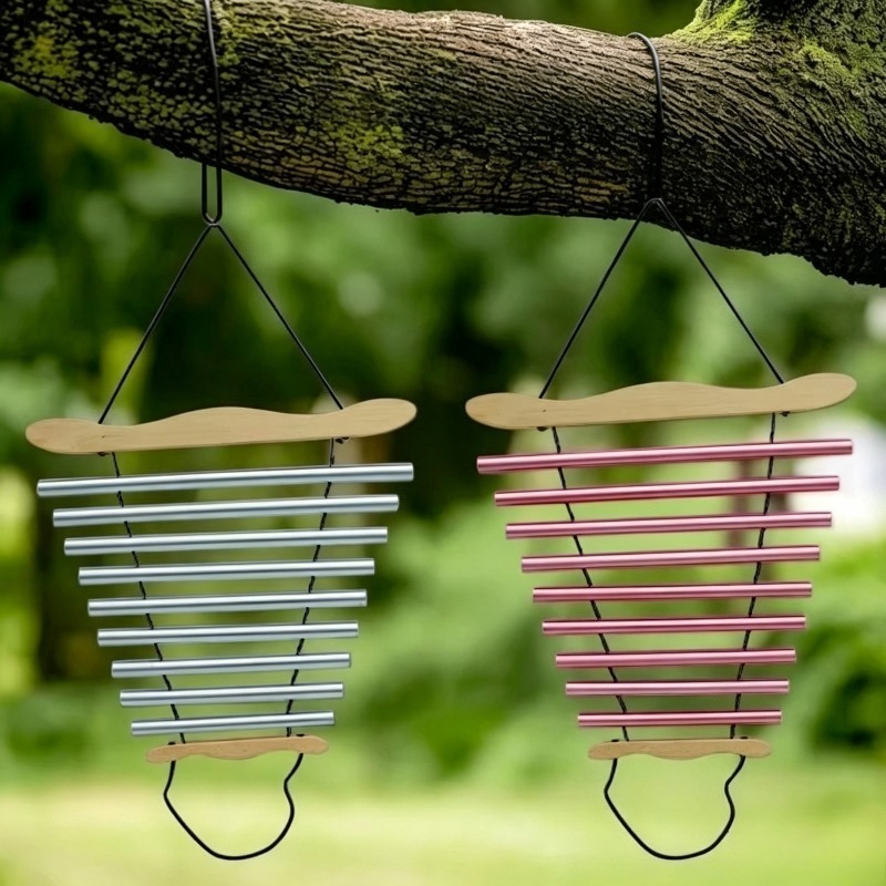 Wind Chime Tubular - 432HZ Profesyonel Ses Dalgası 9 Tonlu