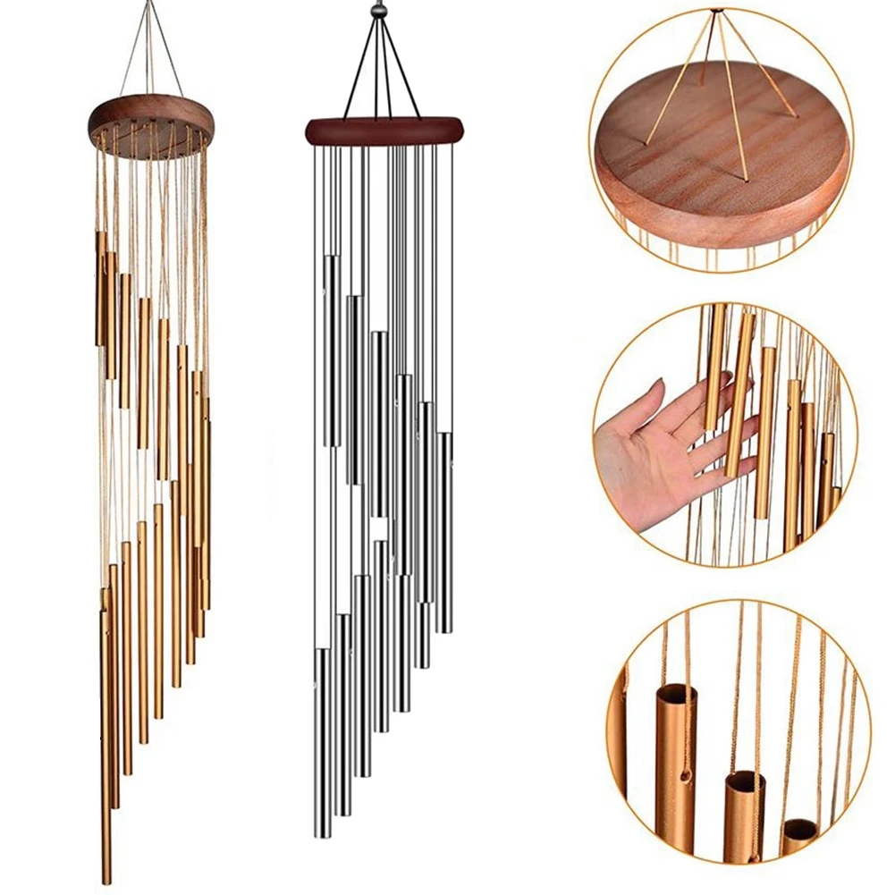 Wind Chime Tubular - 1 parça ile 12 tüpler alüminyum