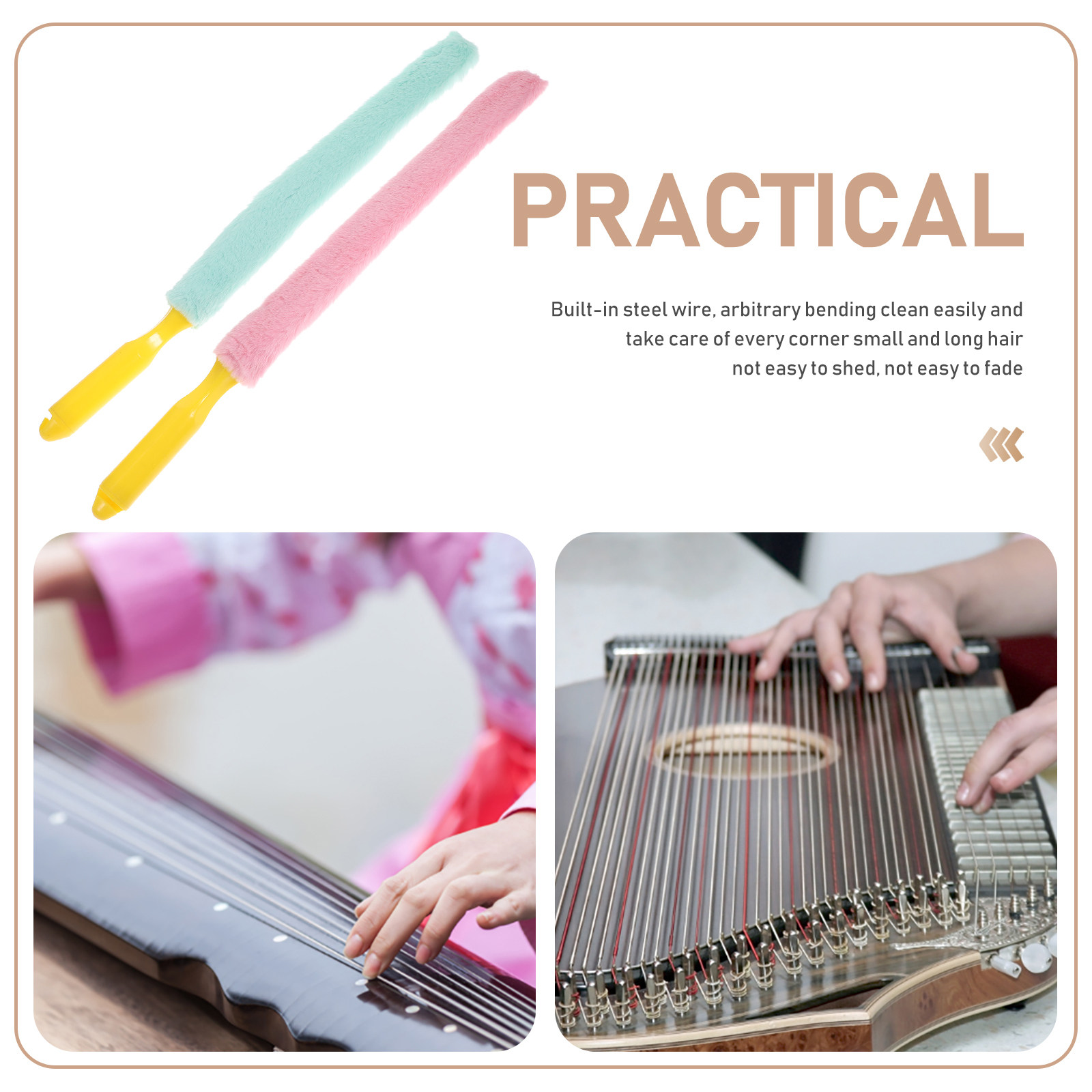 2 Adet Guzheng Temizleme Fırça - Musical Instrument Guzheng incelemesi ve fiyatı