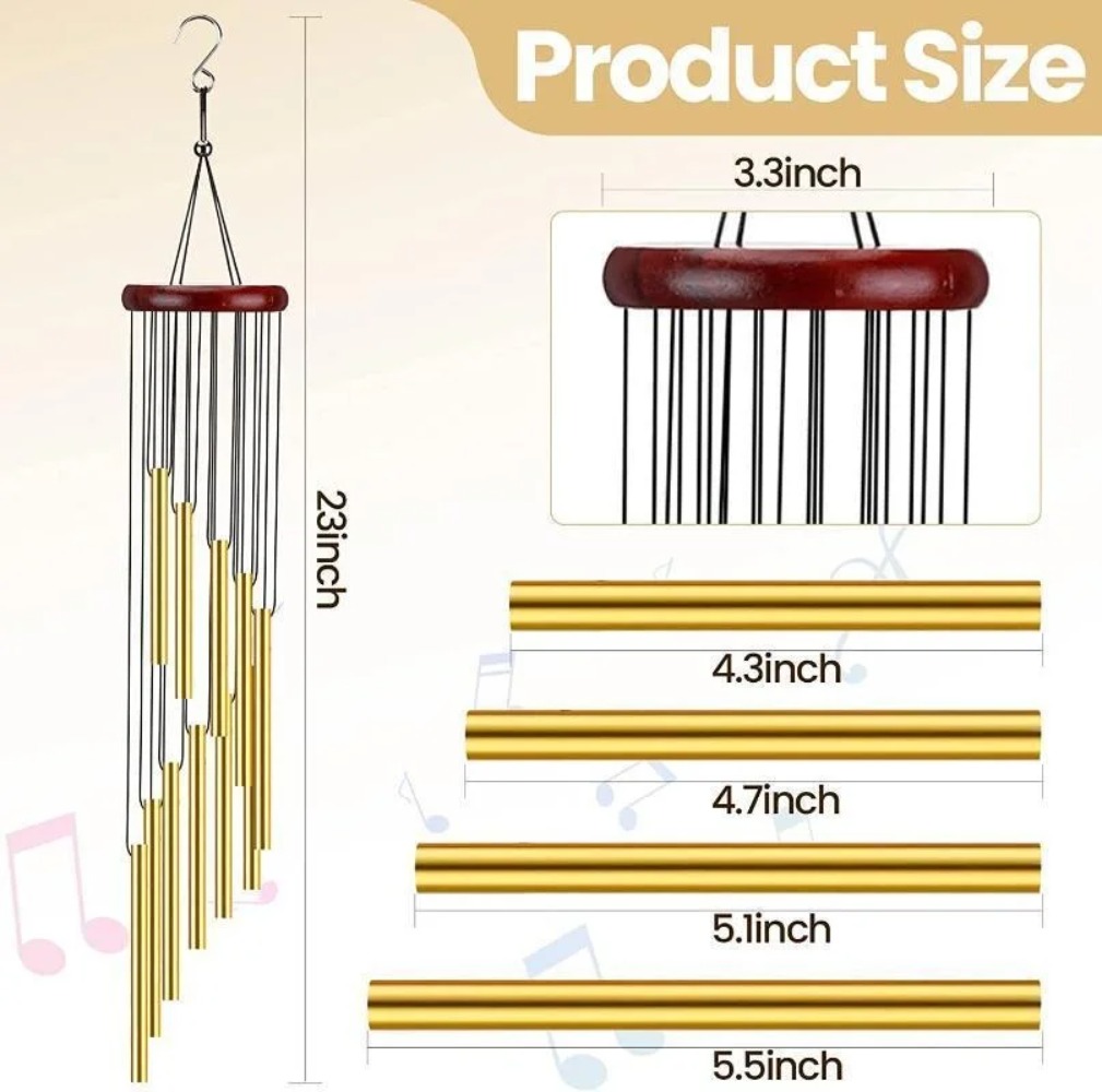 Alüminyum Boru Metal Pipolu Rü - Wind Chime Tubular incelemesi ve fiyatı