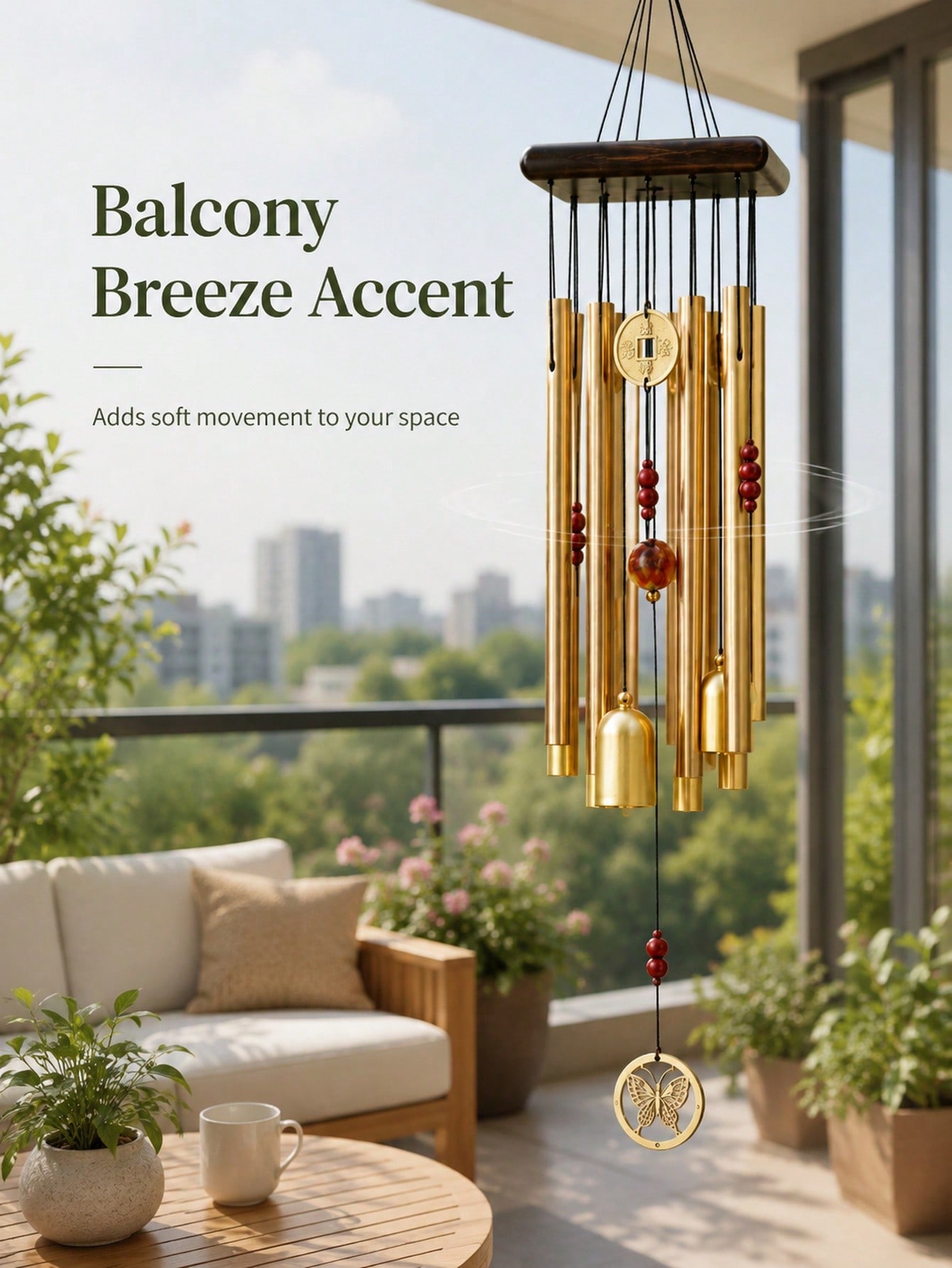 1 Adet Ekstra Büyük Bakır Anti - Wind Chime Tubular incelemesi ve fiyatı