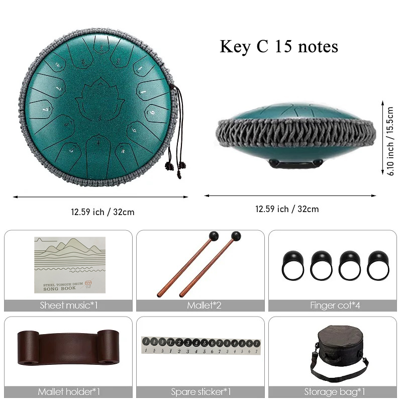Hluru Glucophone çelik dil dav - Musical Instrument Types incelemesi ve fiyatı