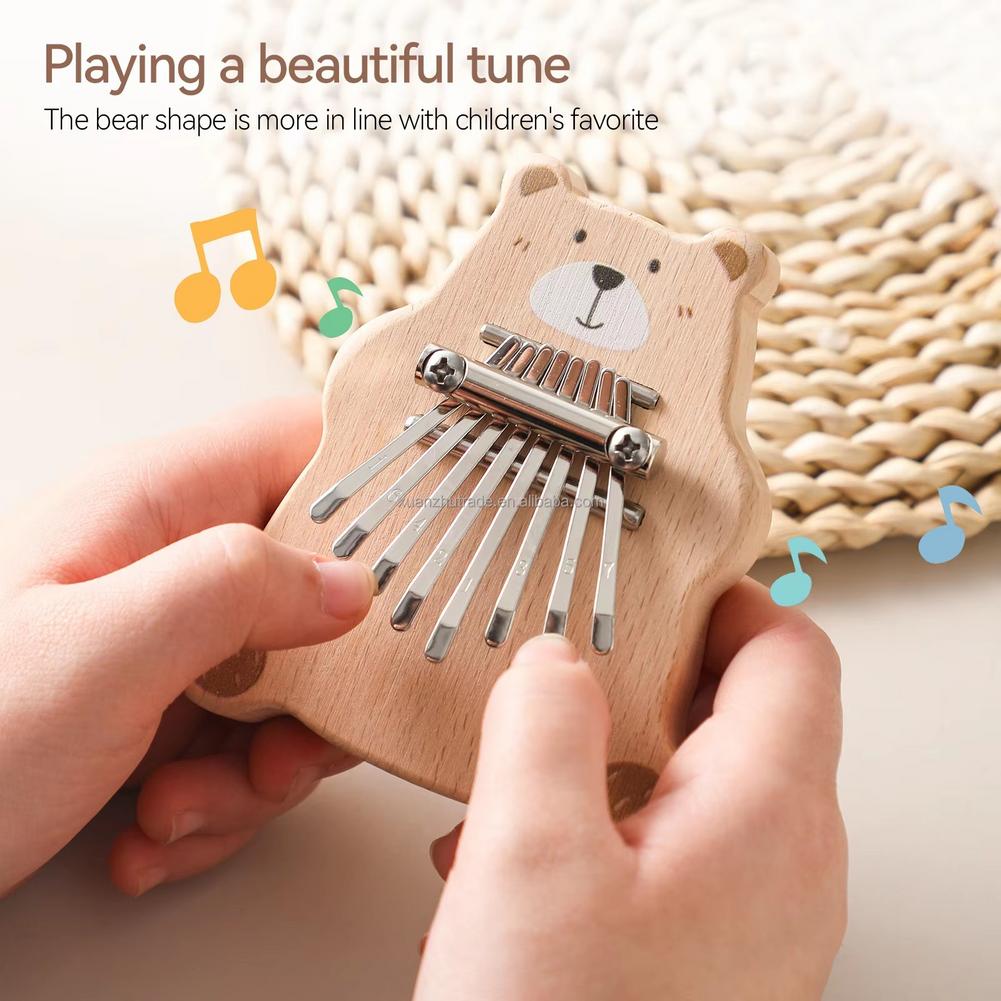 8 Tuşlu Mini Kalimba Taşınabil - Musical Instruments Cartoon incelemesi ve fiyatı