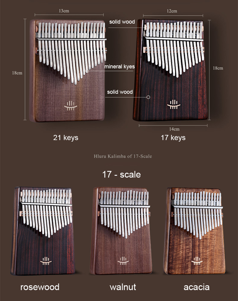 Hluru Kalimba delik 21 tuşları - Musical Instrument Sounds incelemesi ve fiyatı