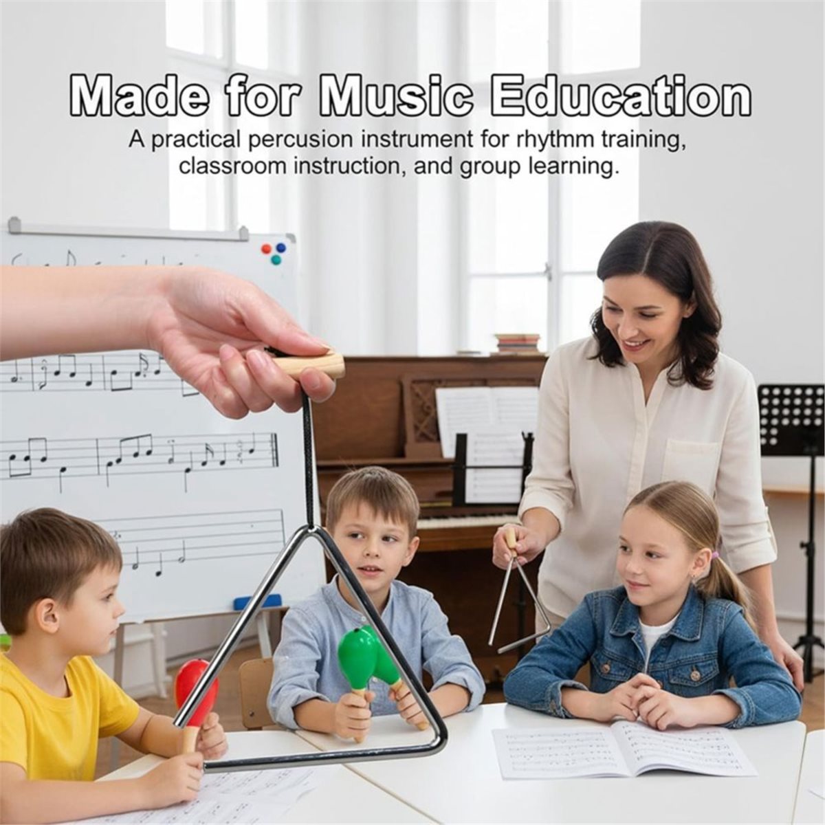 B72ABG 2PCS 6 İnç Üçgen Müzik  - Triangle Beater Music incelemesi ve fiyatı
