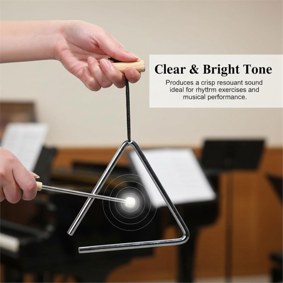 B72ABG 2PCS 6 İnç Üçgen Müzik  - Triangle Beater Music incelemesi ve fiyatı