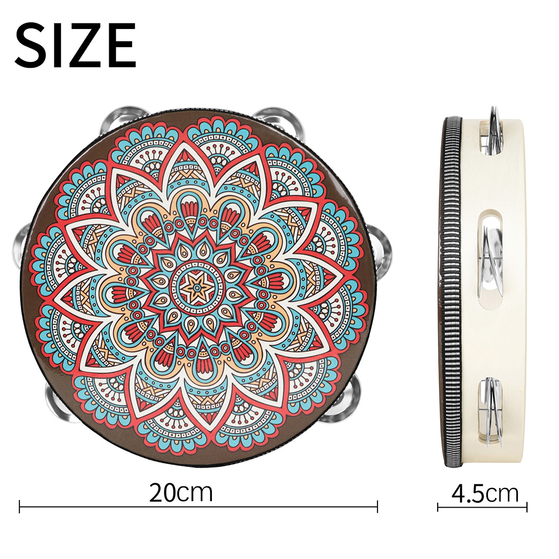 IRIN 8 Inç Tek Sıra Antik Tarz - Musical Instrument Types incelemesi ve fiyatı