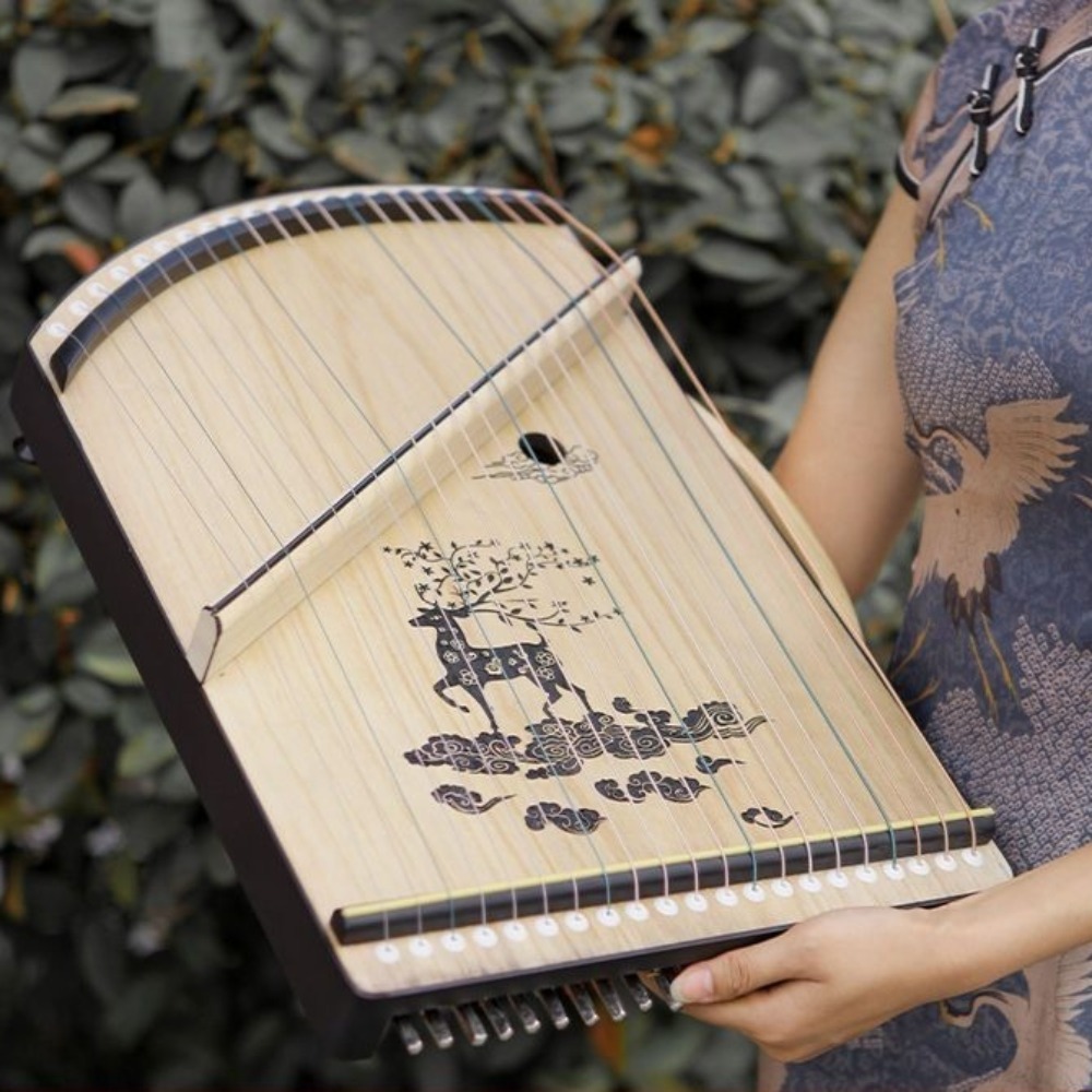 Ahşap 21 telli Mini Guzheng Pr - Musical Instrument Guzheng incelemesi ve fiyatı
